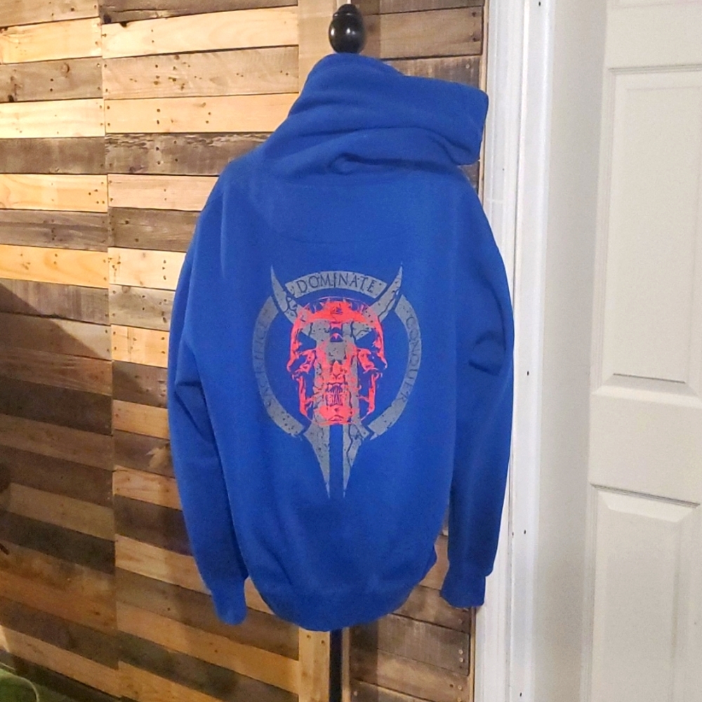 Blue zip up War Hammer hoodie XL 💙
